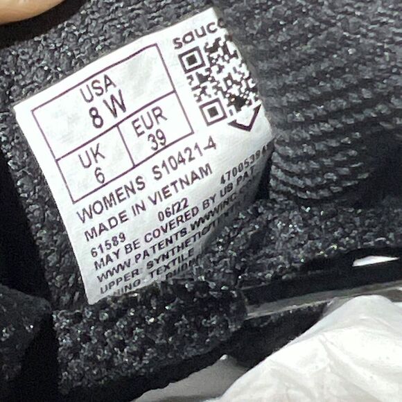 Saucony Shoes Grid Cohesion II Womens 8.5 Wide Black Running Sneakers S10421-4 - Picture 3 of 11